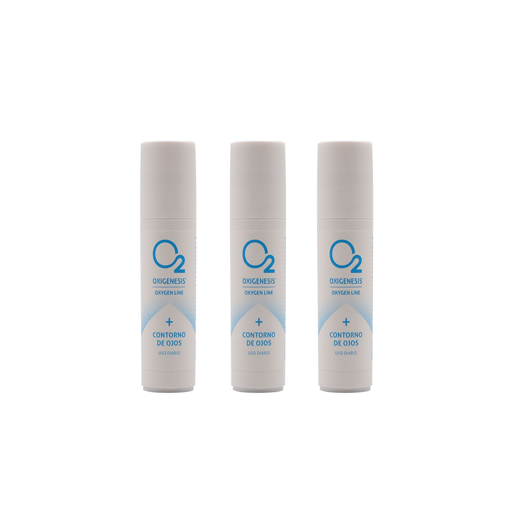 Contorno de ojos Oxigénesis serum uso diario paq 3 unidades
