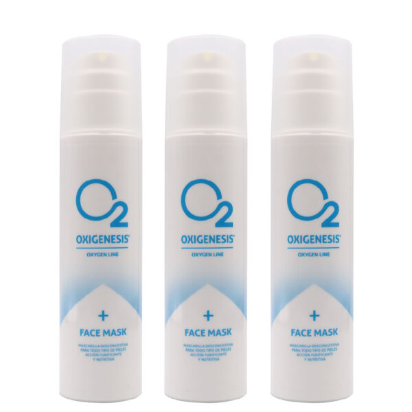 Mascarilla facial descongestiva paq. 3uds